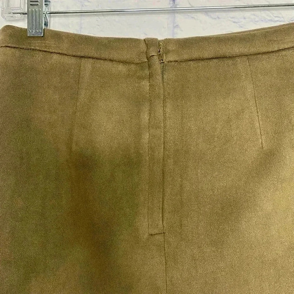 HYFVE FAUX SUEDE SKIRT Short mini skirt - Picture 6 of 8